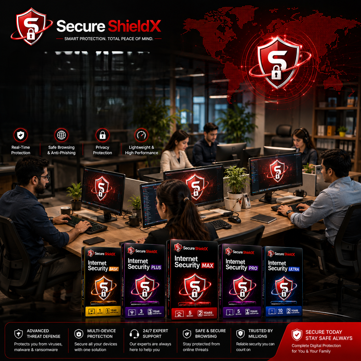 SecureShieldX Dedicated Support Team