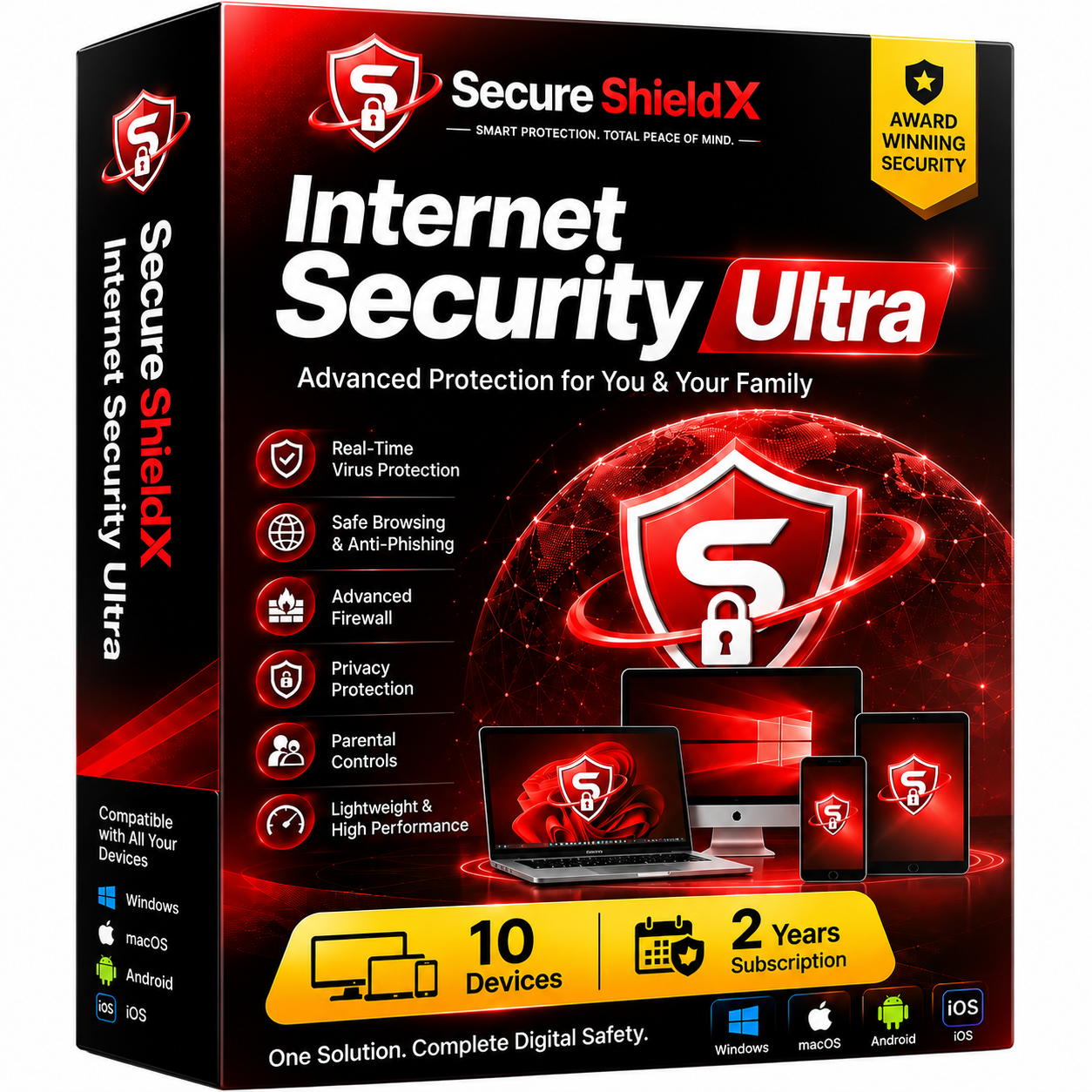 Secure ShieldX Internet Security Ultra