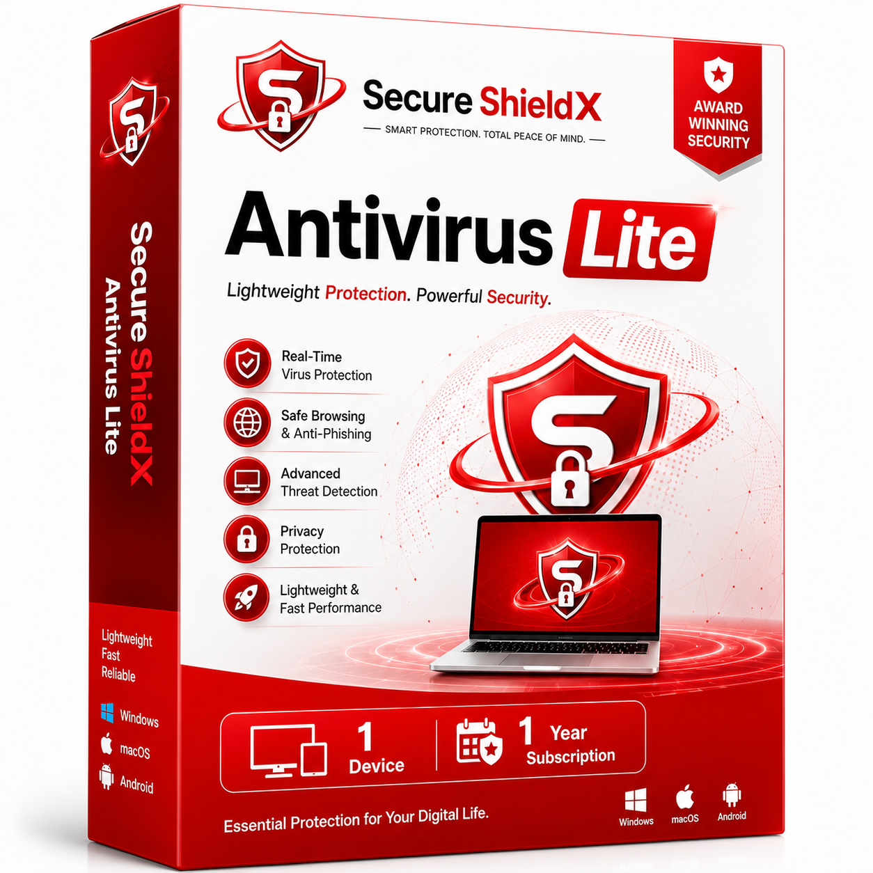 Secure ShieldX Antivirus Lite