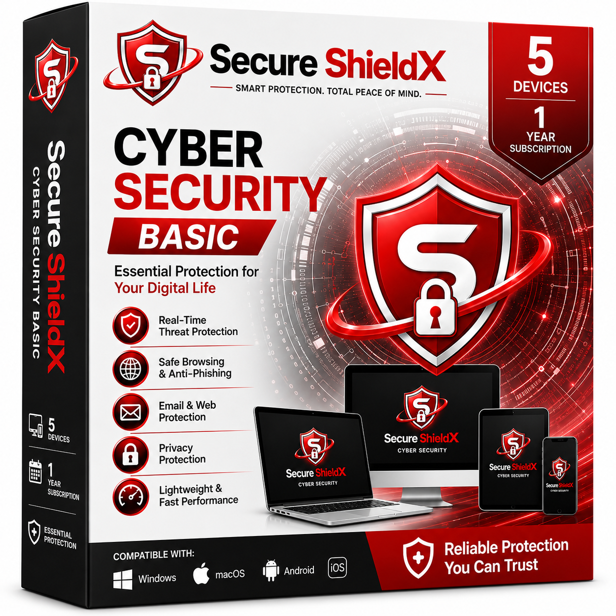 Secure ShieldX Cyber Security Basic
