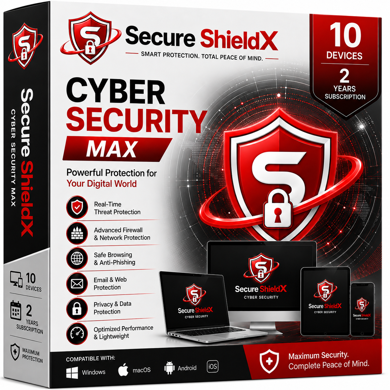 Secure ShieldX Cyber Security Max