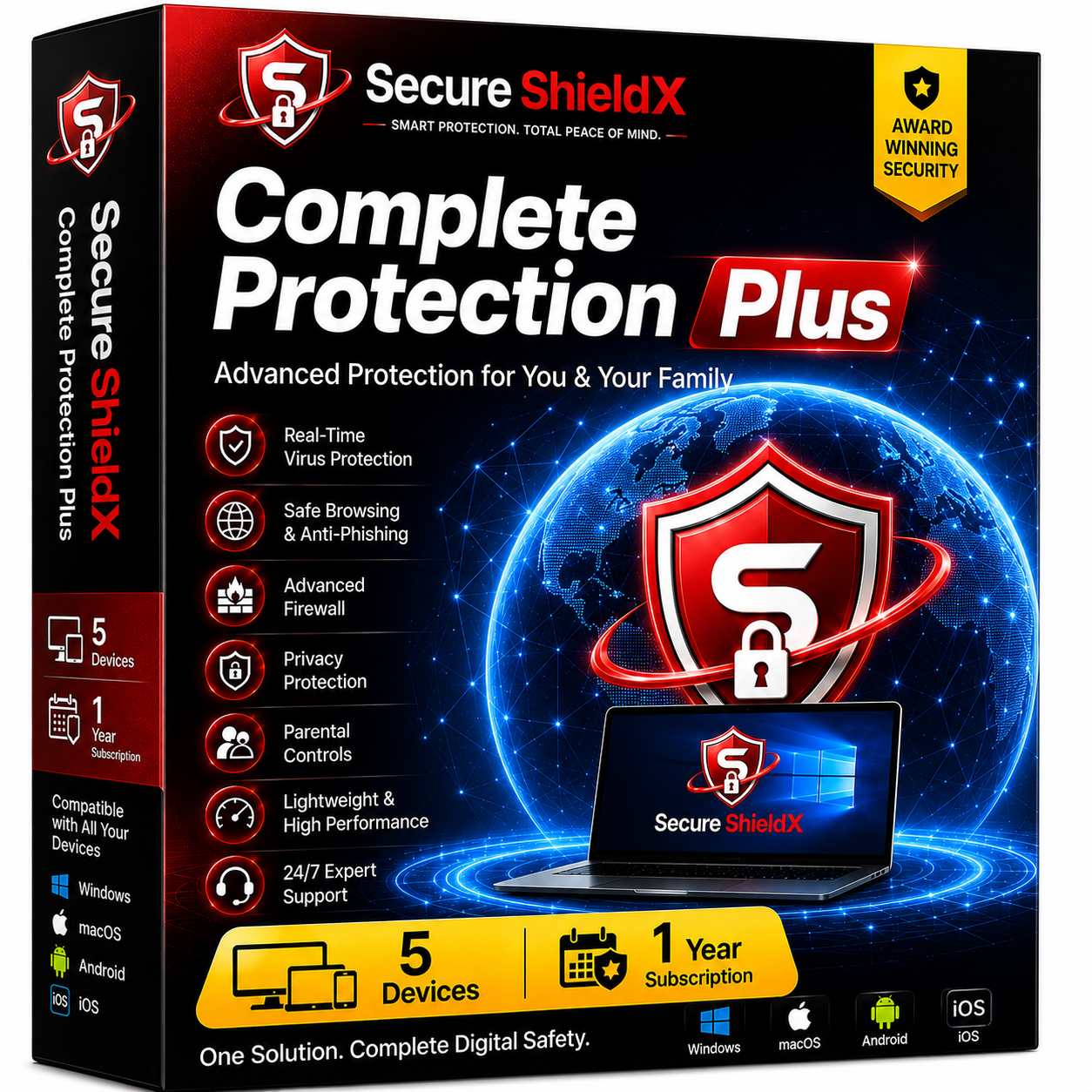 Secure ShieldX Complete Protection Plus